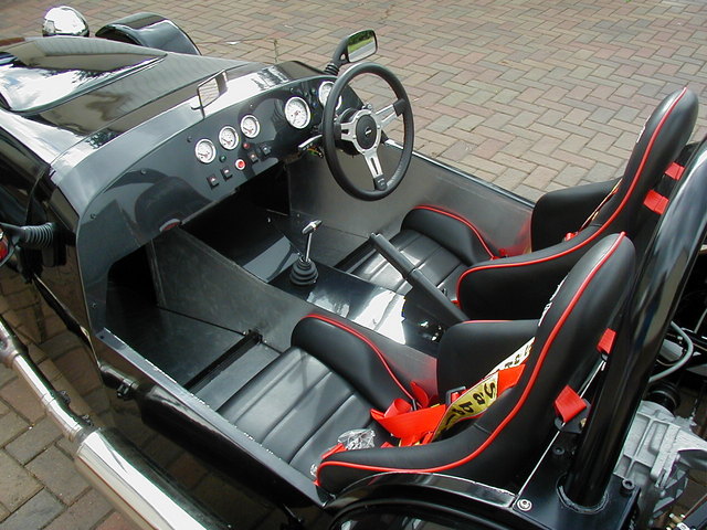 Interior view of car